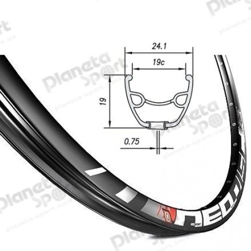 Обод 27,5" MACH 1 NEO DISC, AV, 32 отв, черный