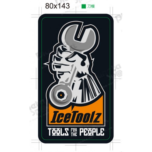 Наклейка Ice Toolz 80x143mm (ICET-19-2)