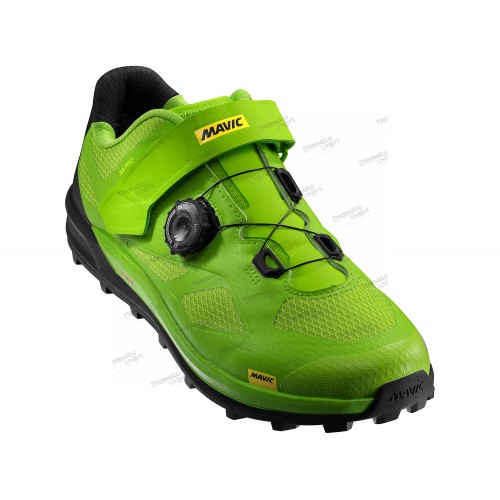 Обувь Mavic XA PRO, размер UK 10 (44 2/3, 282мм) Lime Green/Pirate Black салатово-черная