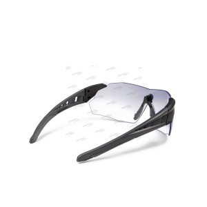 Очки ASSOS Eye Protection Skharab Pluto Grey, фотохром, черные, серая линза