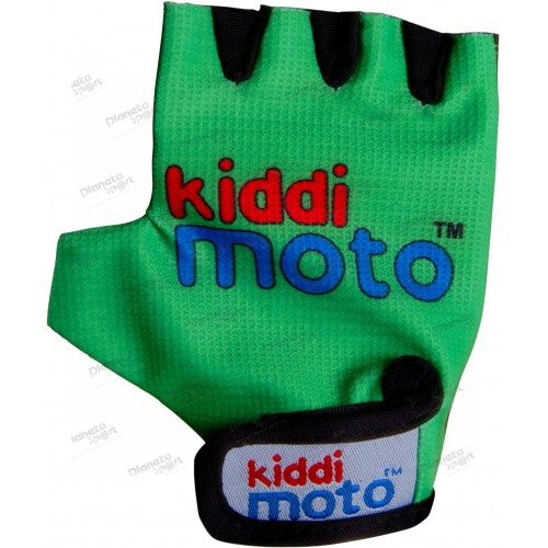 Перчатки детские Kiddimoto неоновые зелёные, размер М на возраст 4-7 лет