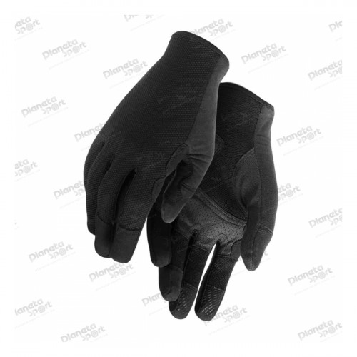 Перчатки ASSOS Trail FF Gloves Black Series, с закрытыми пальцами, черные, S