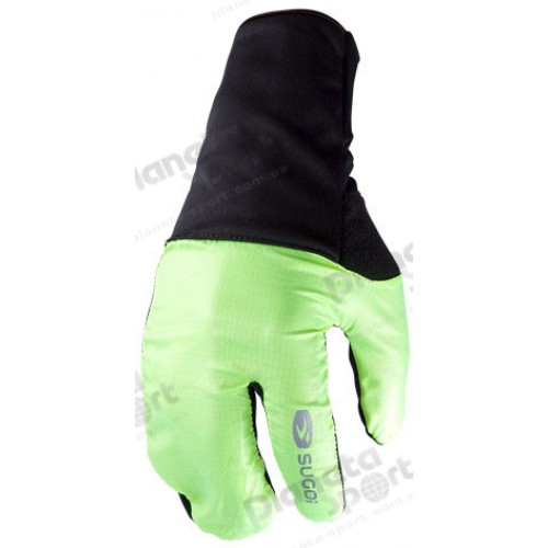 Перчатки Sugoi VERSA WIND MITT, дл. палец, мужские, super nova (черно-желтые), S