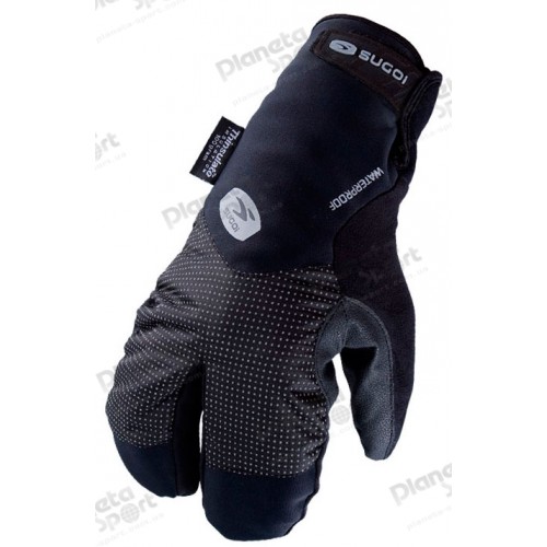 Перчатки Sugoi ZAP SUBZERO SPLITFINGER, дл. палец, мужские, black (черные), XL