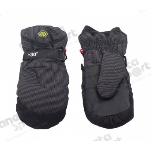 Перчатки Kombi SPOOZE, мужские, черные в полоску, размер XL