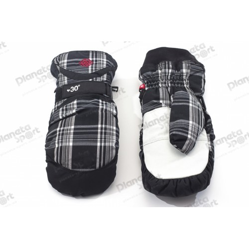 Перчатки Kombi SPOOKY WG мужские, черные в клеточку, размер XL