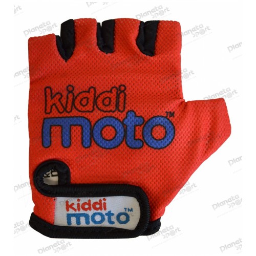Перчатки детские Kiddimoto красные, размер М на возраст 4-7 лет