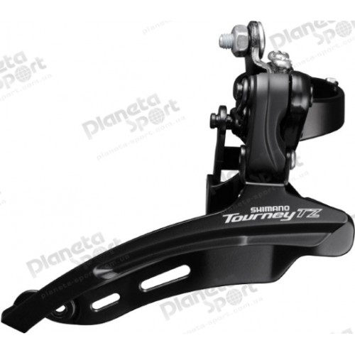 Переключатель передний Shimano FD-TZ500 DOWN-SWING, нижняя тяга, 42Т, 31,8мм, для 3x6/7