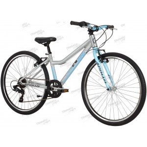 Велосипед 26" Apollo NEO 7s girls Brushed Alloy/Sky Blue/Charcoal