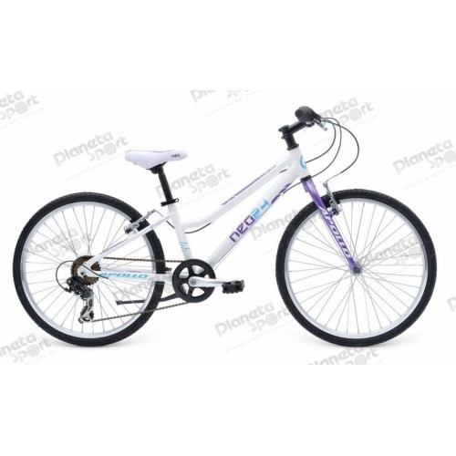 Велосипед 24" Apollo NEO girls Geared gloss White/gloss Lavender/gloss Blue