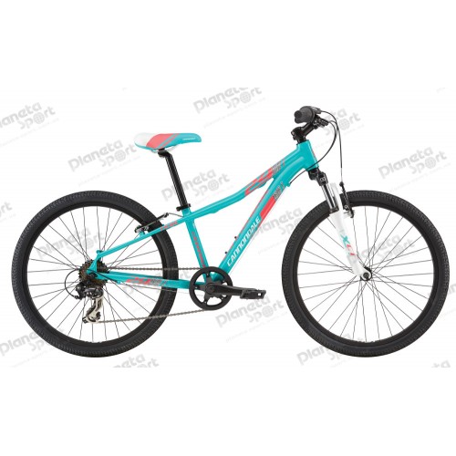 Велосипед 24" Cannondale TRAIL GIRLS бирюзовый с розовым