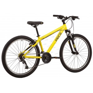 Велосипед 26" Pride MARVEL 6.1 рама - S 2022 желтый (задний и передний переключатели и манетка - MICROSHIFT)