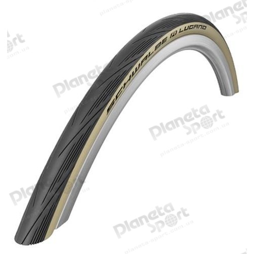 Покрышка 700x25C (25-622) Schwalbe LUGANO K-Guard Active B/BG-SK HS471 SiC, 50EPI