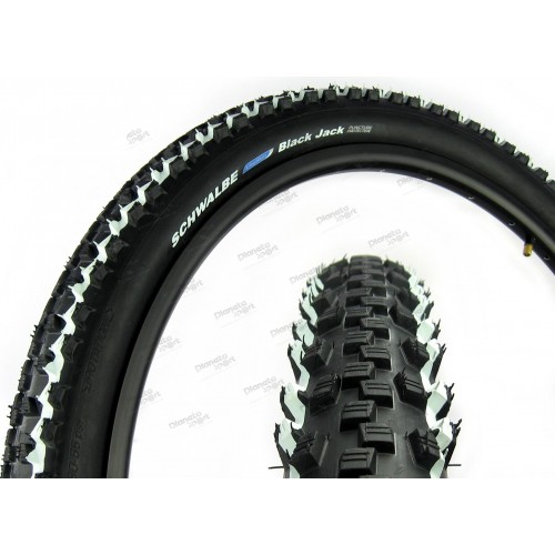 Покрышка 26x2.25 (57-559) Schwalbe Black Jack K-Guard B/WS/B-SK HS407 SBC