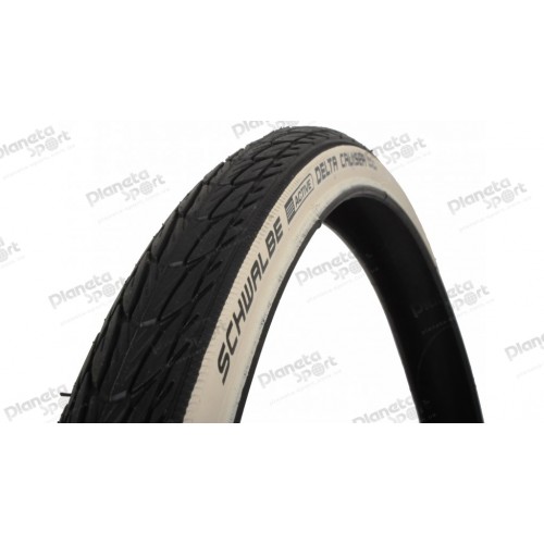 Покрышка 28x1.10 700x28C (28-622) Schwalbe DELTA CRUISER HS392 K-Guard B/W SBC, 50EPI