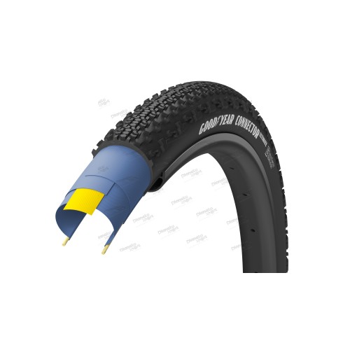 Покрышка 650x50 (50-584) GoodYear CONNECTOR tubeless complete, folding, black, 120tpi