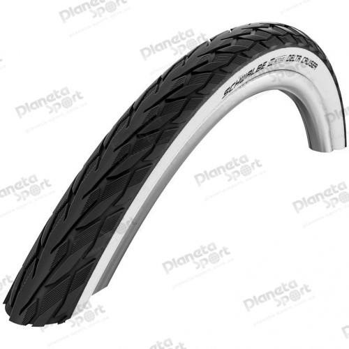 Покрышка 28x1.10 (28-622) Schwalbe DELTA CRUISER K-Guard B/W HS431 SBC, 50EPI