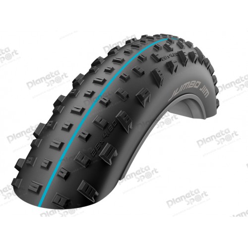 Покрышка 26x4.00 (100-559) Schwalbe JUMBO JIM Evo, Super Ground, TLE, B/B-SK HS466 ADDIX SpeedGrip 127EPI