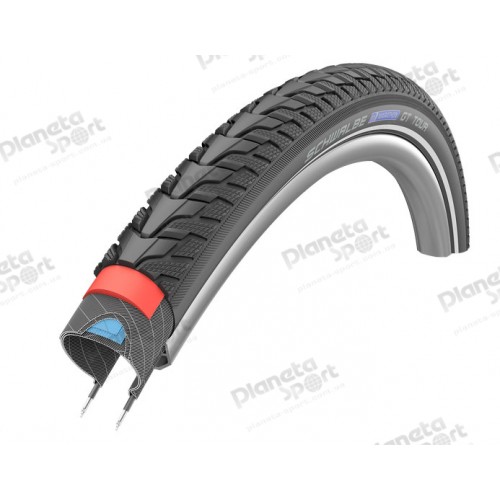 Покрышка 28x1.40 700x35C (37-622) Schwalbe MARATHON GT Tour DualGuard B/B+RT HS485 EC, 67EPI 26B