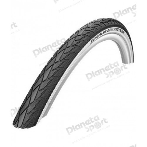 Покрышка 28x1.60 700x40C (42-622) Schwalbe ROAD CRUISER K-Guard B/W+RT HS377 SBC, 50EPI