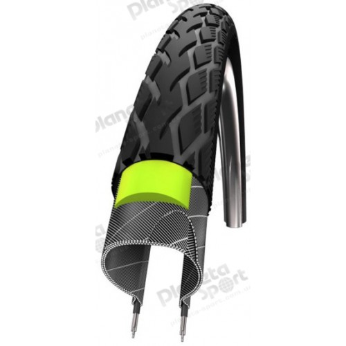 Покрышка 28x1.75 (47-622) Schwalbe MARATHON HS420 G-Guard B/B+RT EC, 67EPI 33B