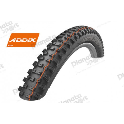 Покрышка 27.5x2.35 650B (60-584) Schwalbe HANS DAMPF SnakeSkin, TLE B/B-SK HS491 Addix Soft 67EPI