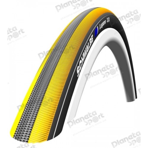 Покрышка 700x23C (23-622) Schwalbe LUGANO HS384 K-Guard Folding B/YS/B-SK SiC, 50EPI