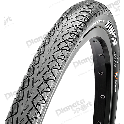 Покрышка 700x38C Maxxis Gypsy reflective line black