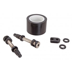 Комплект для бескамерки Sram TUBELESS UNI valve/tape kit 28mm, 2rims