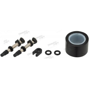 Комплект для бескамерки Sram TUBELESS UNI valve/tape kit 23mm, 2rims