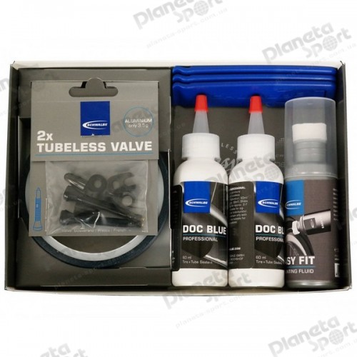 Набор Schwalbe TUBELESS EASY KIT 23, для установки бескамерных шин