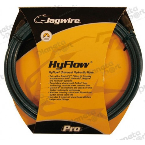 Комплект JAGWIRE Mountain Pro (HYFLOW) HBK400 под гидравл. тормоз (Teflon/Kevlar) - Black