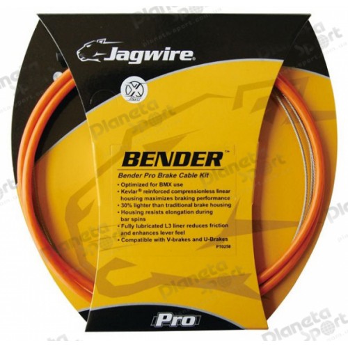 Комплект JAGWIRE Bender Pro PCK101 Linear - Orange (BMX трос+рубашка+запч.)