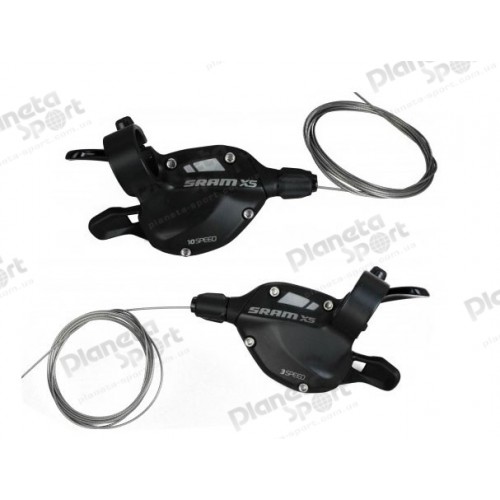 Манетки Sram X.5 TRIGGER 3х10 Black