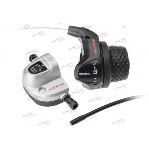 Шифтер Shimano SL-3S41 RevoShift 3-скор. коротк. грипса, черн. 1600мм,