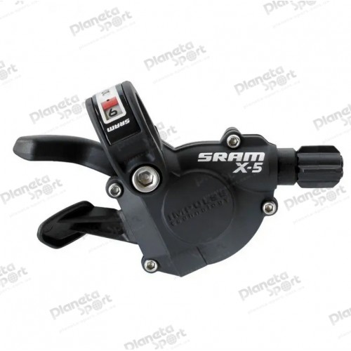 Манетки Sram SL X5 12A TRIGGER FRONT BLK 3S левая