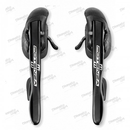 Ручки переключения лев. и прав. Campagnolo Potenza 11S Power Shift Dual Control Ergopower Black, 2х11-ск.