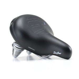 Седло Selle Royal Premium DRIFTER, Royalgel, обивка Strengtex, 270х245мм, 1160г, хромированные рейлы и пружины, unisex, чёрное