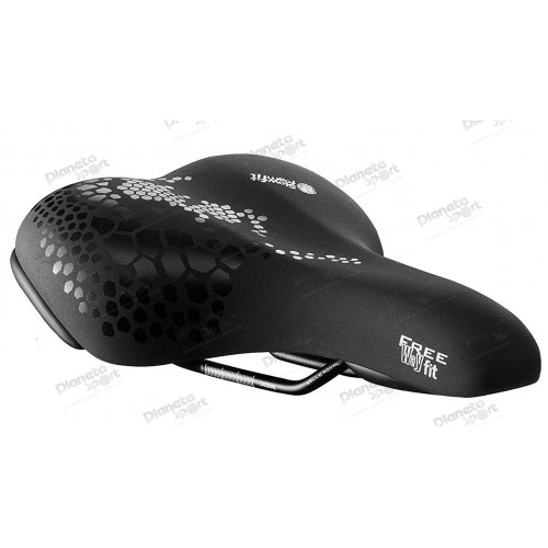 Седло Selle Royal Classic Moderate Freeway Fit, женское, черное OXE рейлы, шкала установки