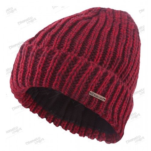 Шапка Trekmates Nazz Knit Hat TM 004338 Merlot, O/S,красная