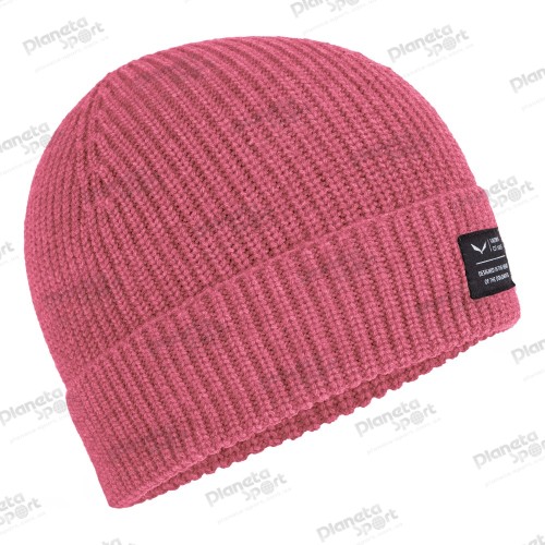 Шапка Salewa PUEZ BEANIE 27324 6570, размер UNI58, розовая