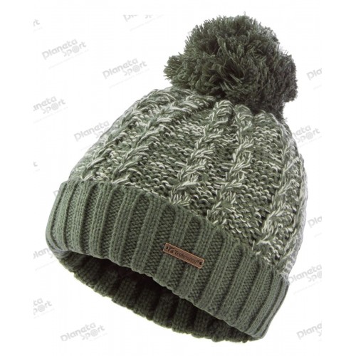 Шапка Trekmates Elsie Knit Hat TM 004351 Thyme, O/S,зеленая