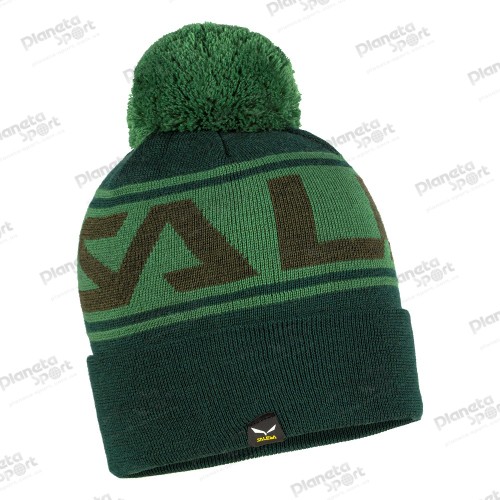 Шапка Salewa ANTELAO POM BEANIE 27975 5320, размер UNI58, зеленая