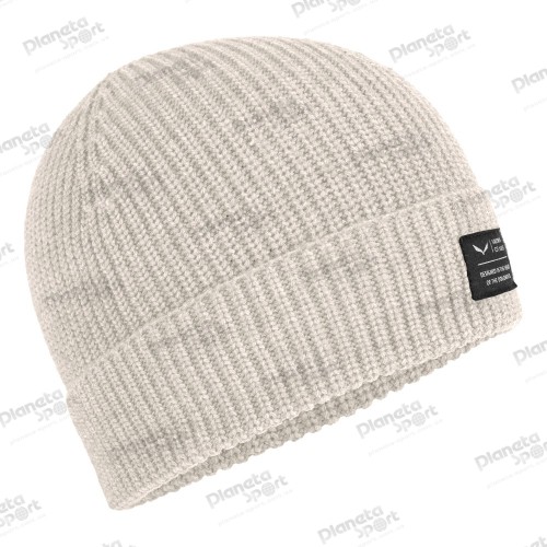 Шапка Salewa PUEZ BEANIE 27324 7260, размер UNI58, бежевая