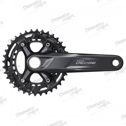 Комплект шатунов SHIMANO FC-M5100-2 DEORE, 36x26, 175мм, интегр. ось, 11-ск., CL-48.8мм, без каретки