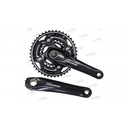 Комплект шатунов SHIMANO FC-M610-L DEORE 10ск. L175мм, 42х32х24T black