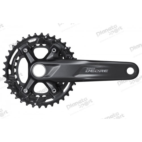 Комплект шатунов SHIMANO FC-M5100-2 DEORE, 36X26, 175мм, интегр. ось, 11-ск., CL-51.8мм, без каретки