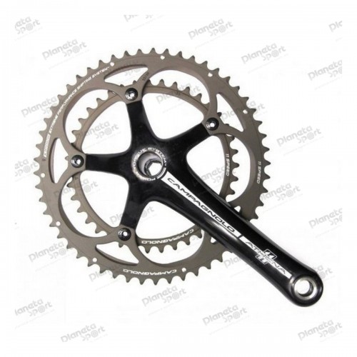 Комплект шатунов Campagnolo Athena 11S Power Torque 172.5mm 39-53 Black Alu