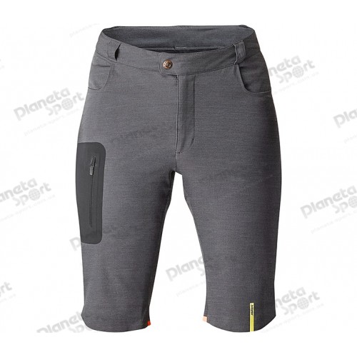 Велошорты Mavic ALLROAD FITTED BAGGY SHORT, мужские, серые, XXL