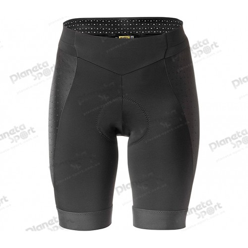 Велотрусы Mavic SEQUENCE SHORT EXTRA LENGTH, с памперсом, женские, черные, XS